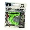 Nathan Lock Laces 1160NGG Elastic Shoelace&Fastening SystemReflective Gecko Green
