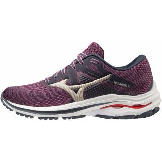 MIZUNO Wave Inspire 17 Women J1GD214442 (Gold/India/Red)