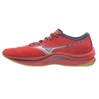 MIZUNO Wave Rebellion Women NFlame/Wht/NLime Support J1GD211701