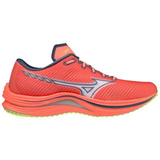 MIZUNO Wave Rebellion Women NFlame/Wht/NLime Support J1GD211701