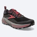 BROOKS Cascadia 16 GTX Womens Cushion Trail (Black/Blackened Pearl/Coral)