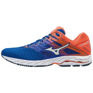 Kopie von MIZUNO Wave Shadow 2  Men Neutral Blue Jewel / Silver / Safety Yellow J1GC183007