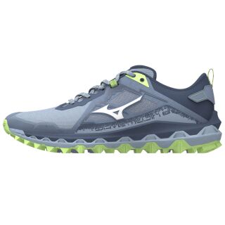 MIZUNO Wave Mujin 8 Women Troposphe/Wht/NLime Trail Running J1GK217001