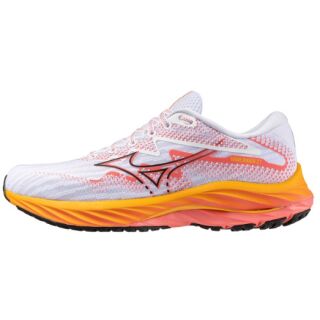 MIZUNO Wave Rider 26 Women White/Black/Dubarry